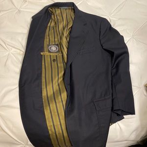 MENS HOPSACK WOOL BLAZER